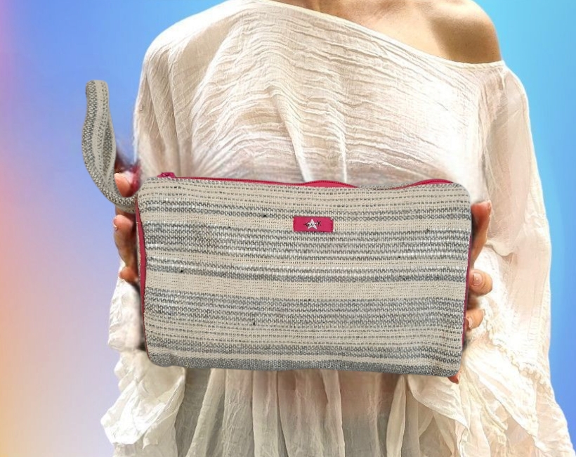 02A BEAUTY BORSA 28 ecru argento 