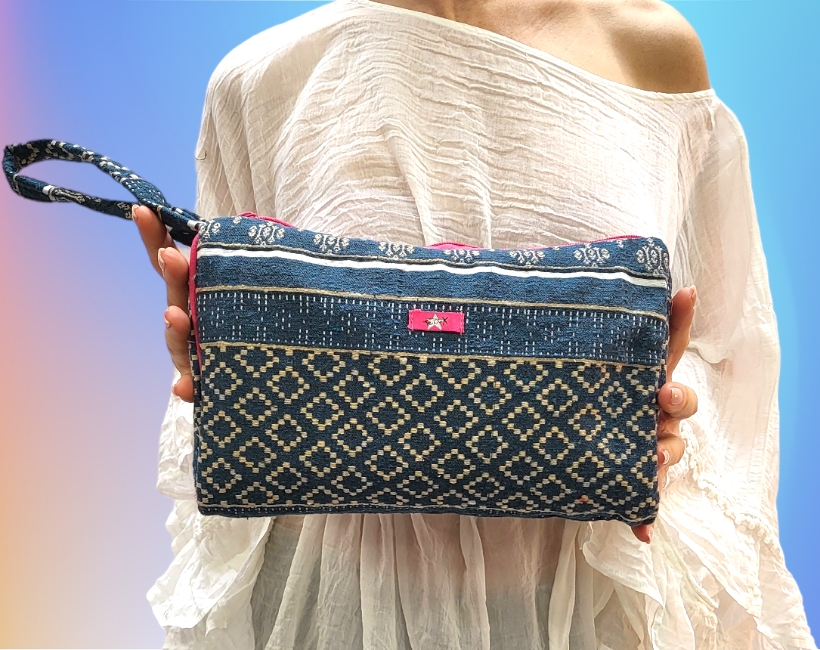 02A BEAUTY BORSA 40 kilim petrolio