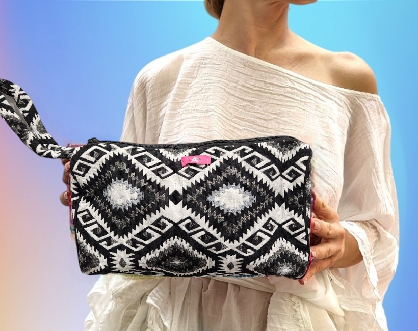 02A BEAUTY BORSA 59 rombi nero fumo