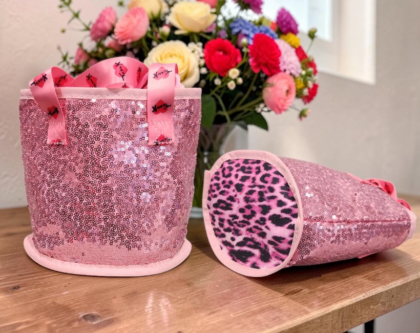 05 Beauty cestina paillettes - 04 rosa