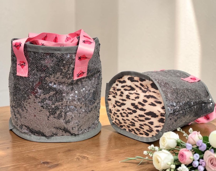 05 Beauty cestina paillettes - 08 fumo