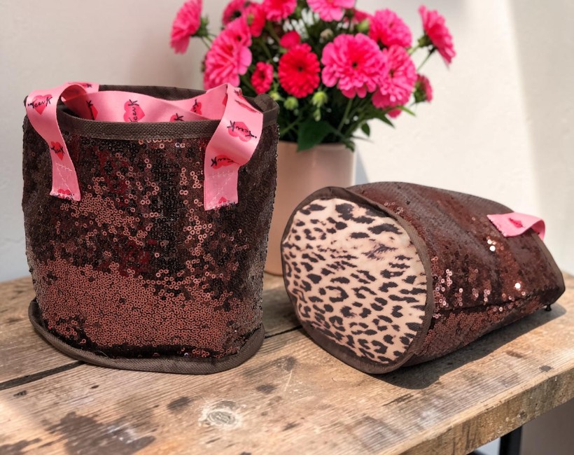 05 Beauty cestina paillettes - 11 ebano