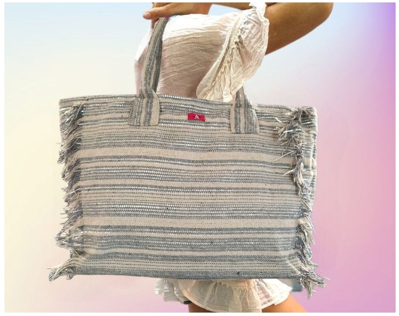 11A SHOPPING FRANGE 28 ecru argento
