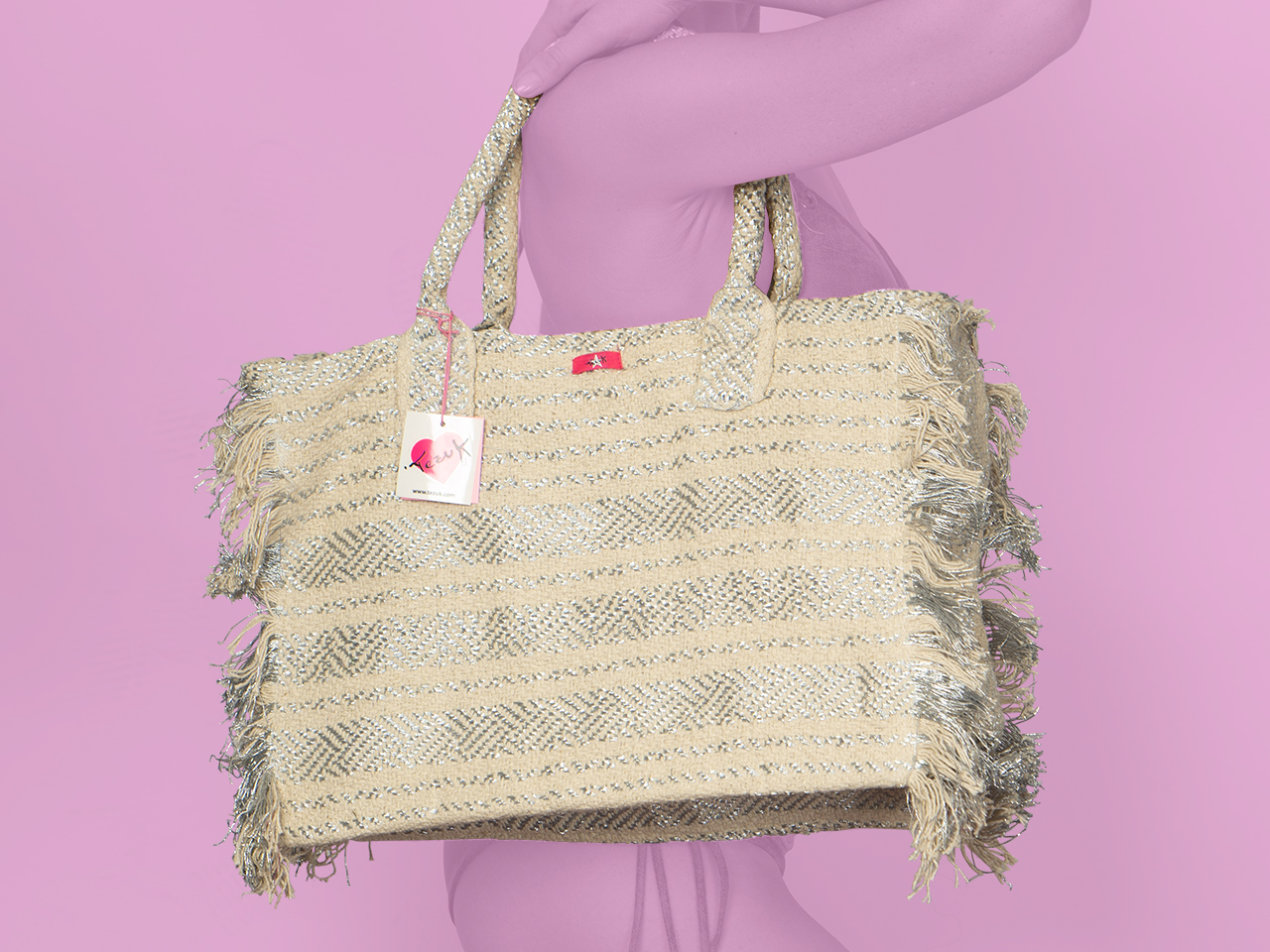 11A SHOPPING FRANGE 28 ecru argento