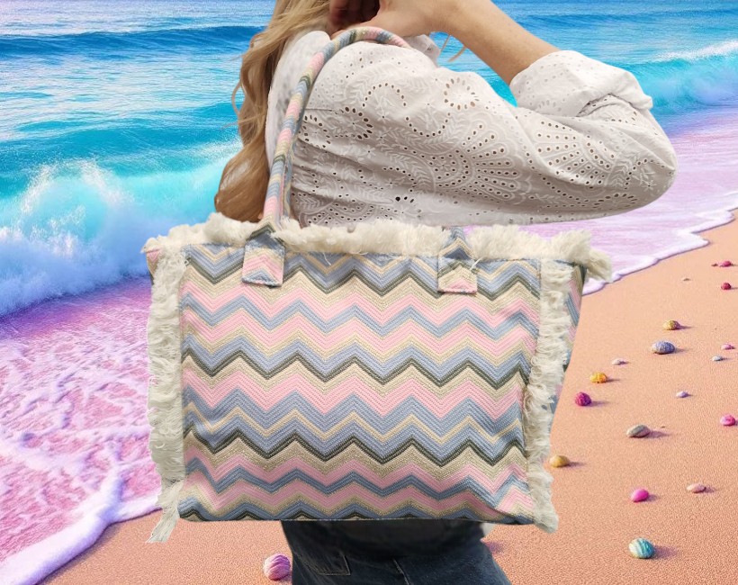 11A SHOPPING FRANGE 72 zig zag pastelli