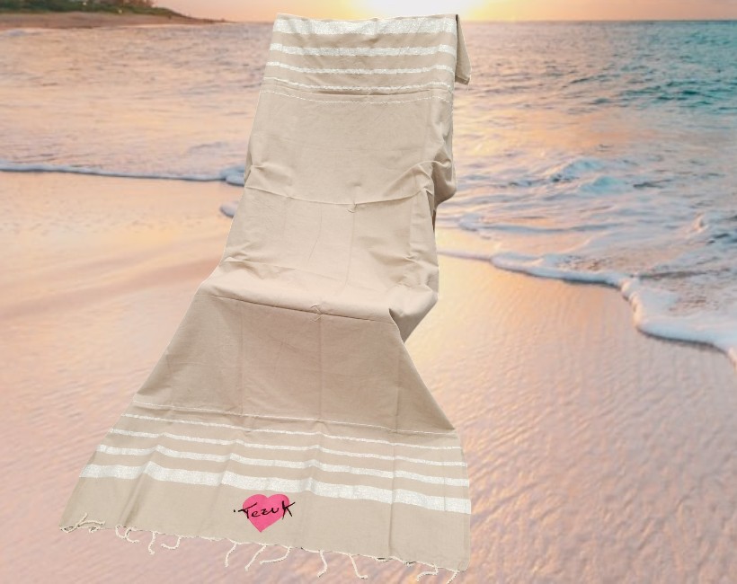 FOUTA telo 08 savana argento