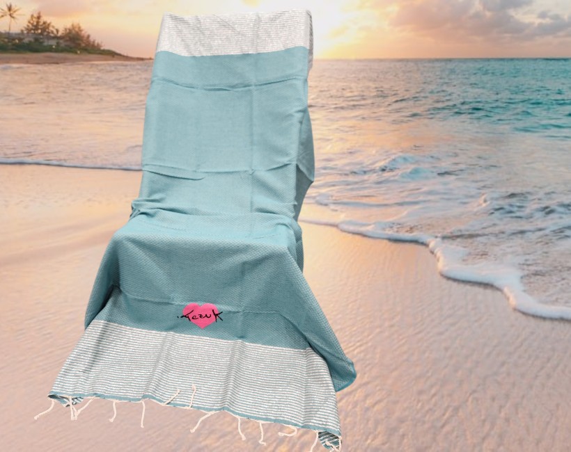 FOUTA telo 21 atollo argento