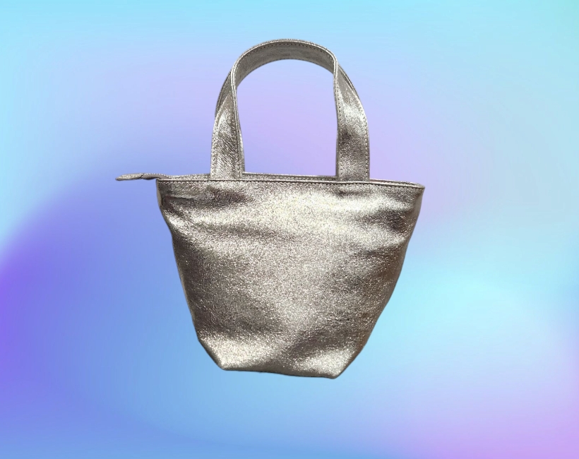 2040 Mini shopping argento 002