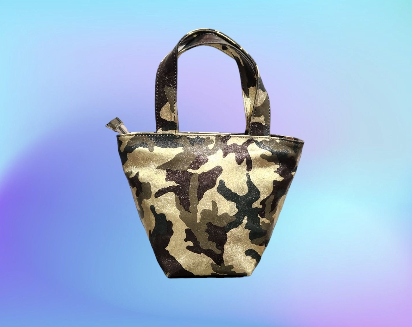 2040 Mini shopping camouflage oro
