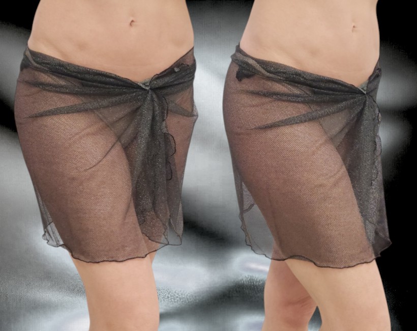 2160LX pareo antracite lurex