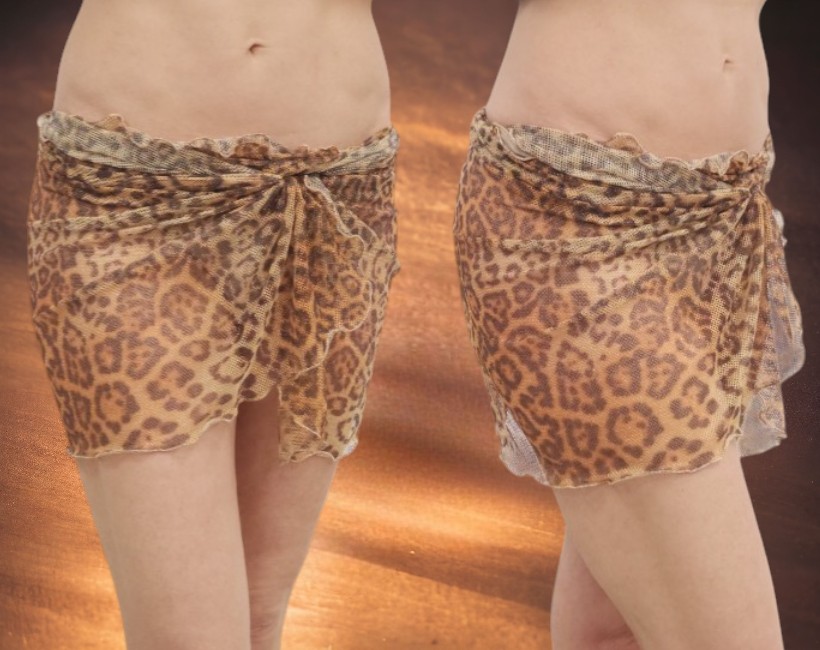 2160LX pareo leopardo lurex