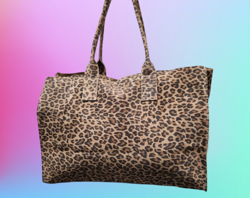 2184 SHOPPING leopardo suede