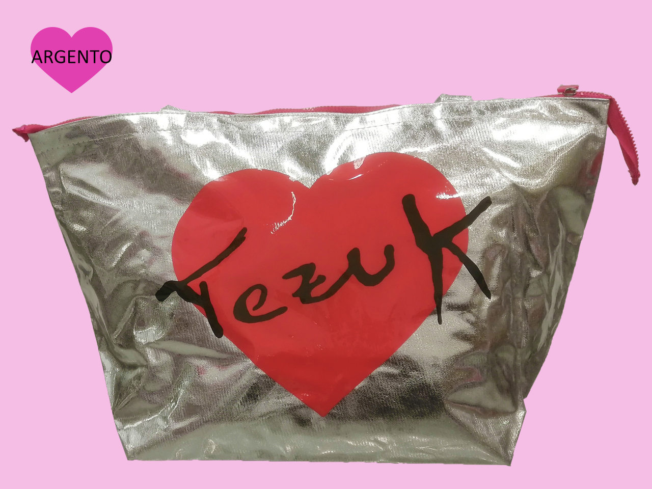 22A3 CHAPELLIER GRANDE argento metallizzato