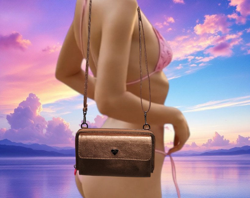 442 Portafoglio-portacellulare bronzo 043