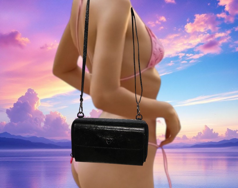 442 Portafoglio-portacellulare nero 022