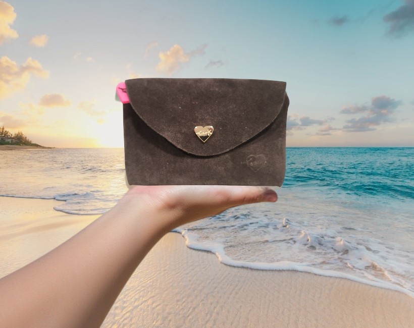 450 micro pochette ebano suede 523