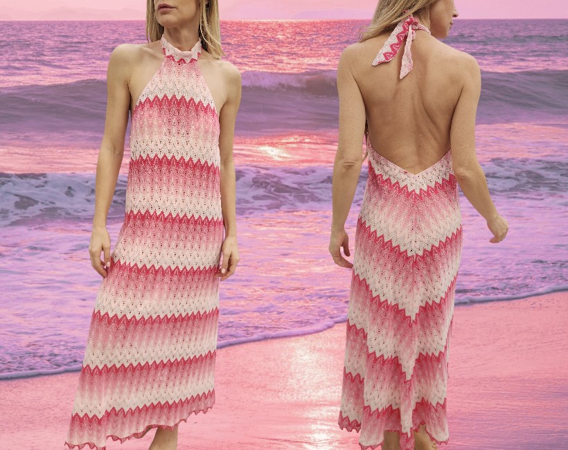 8023F LAILA 415 chevron rosa