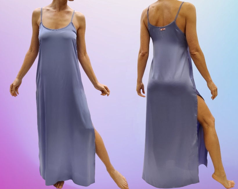 8032F PAMELA raso stretch glicine