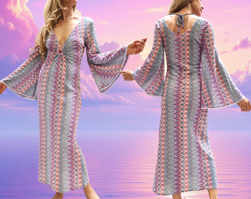 8048F ANGI 411 chevron lilla