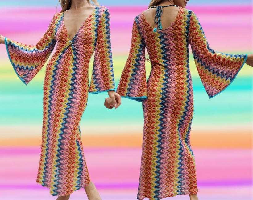 8048F ANGI 413 chevron multicolor