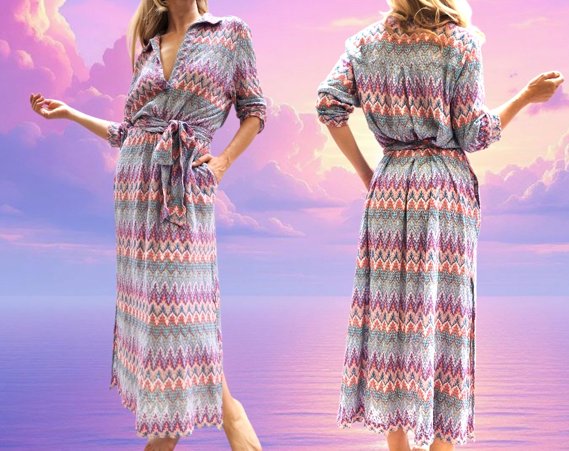 8052F TRUDY 411 chevron lilla