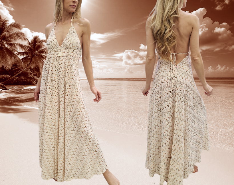 8055F LELLA 419 chevron avorio oro