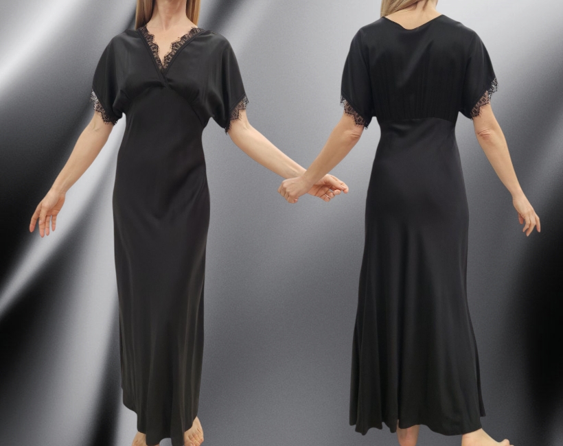 8060RA PARIS raso stretch nero