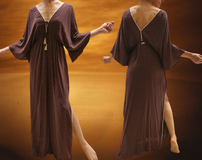 8062F ANIA 383 ebano oro plumetis