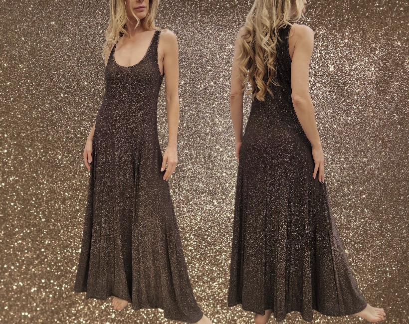 8099F ROMA 378 lurex ebano