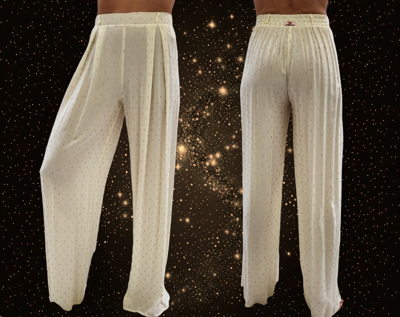 8120F LAGUNA 381 avorio oro plumetis