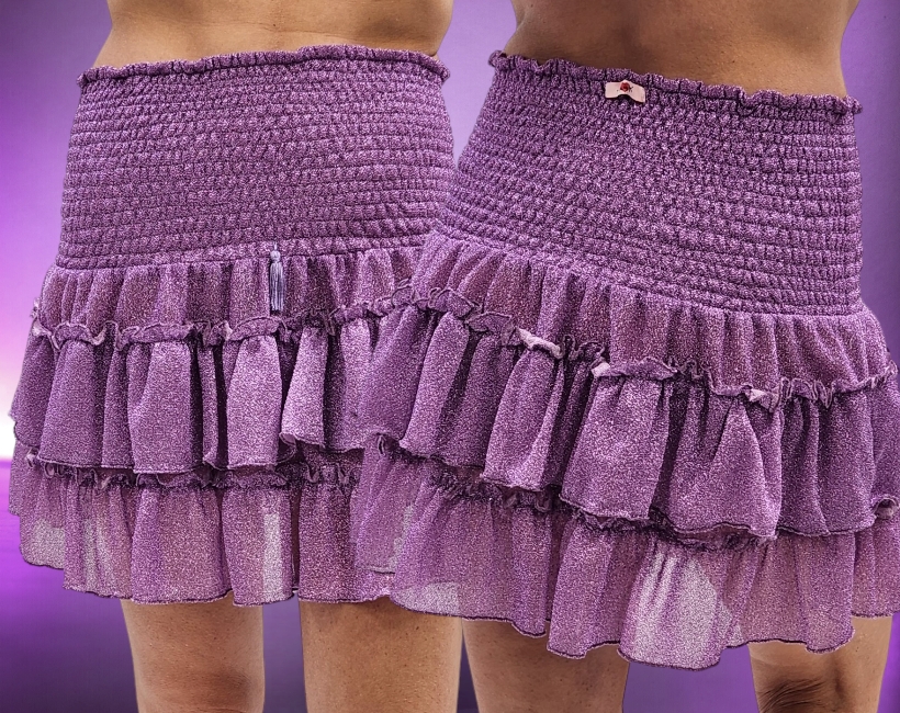 8290F VICHI 077 ciclamino lamè