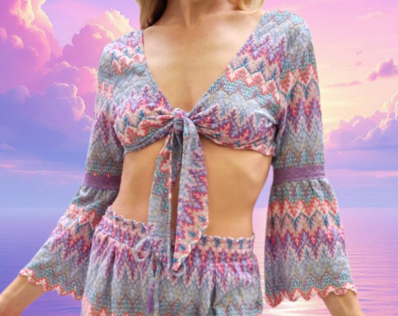 9062F NADA top 411 chevron lilla