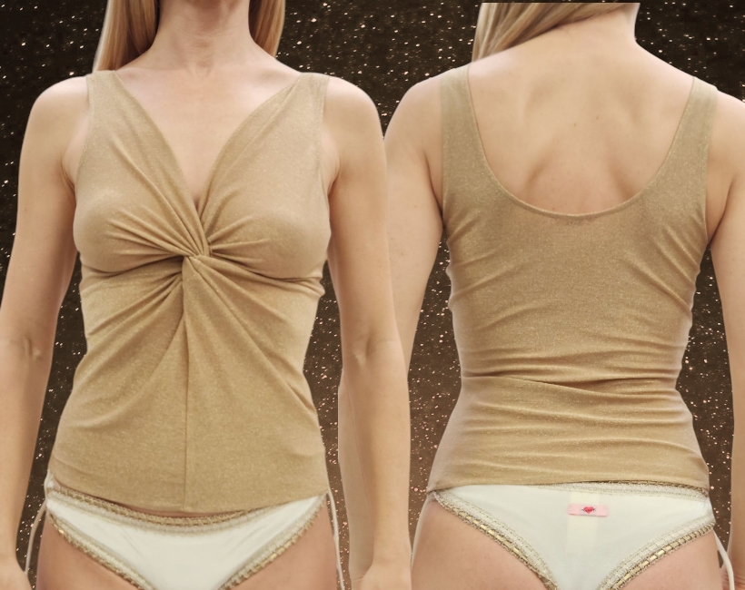 9096F TOTTA top 370 lurex oro