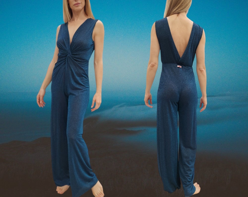 9185F VANESSA 377 lurex oceano