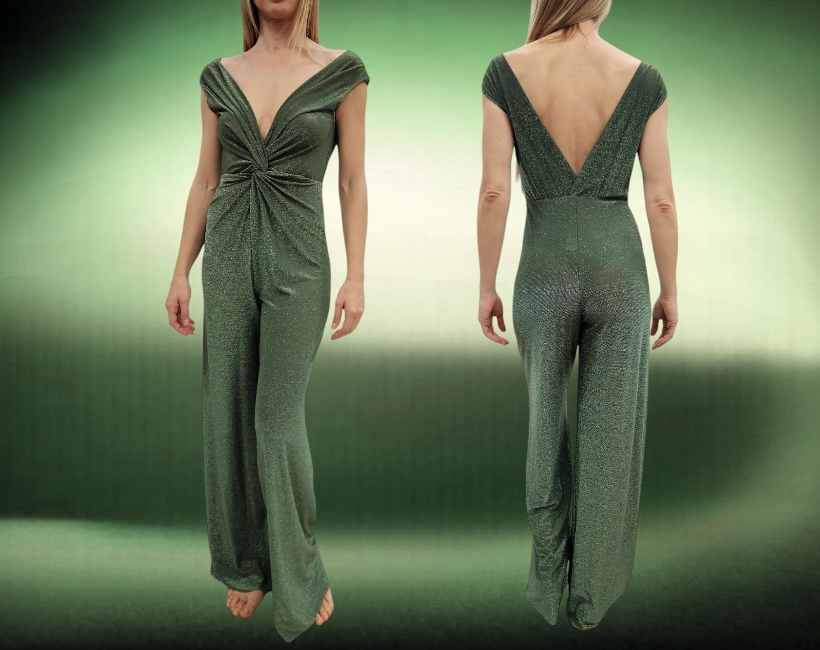 9185F VANESSA 379 lurex militare