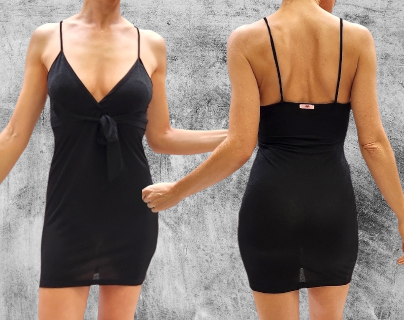 9204F PETALO 376 lurex nero