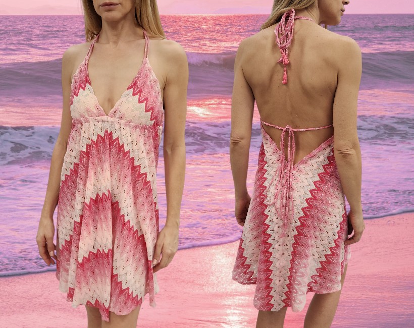 9216F LELLINA  415 chevron rosa