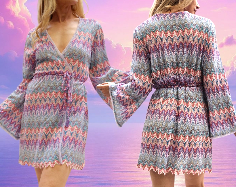 9265F GLORICO 411 chevron lilla