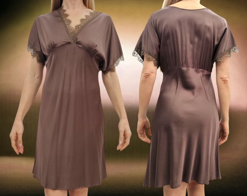 9270RA GINGER raso stretch ebano