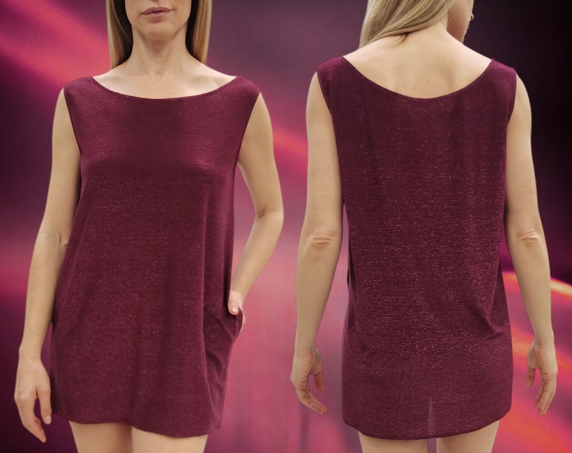 9279F SILVY 367 lurex amarone