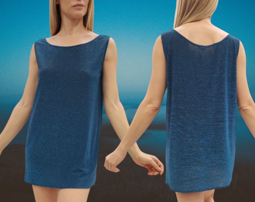 9279F SILVY 377 lurex oceano