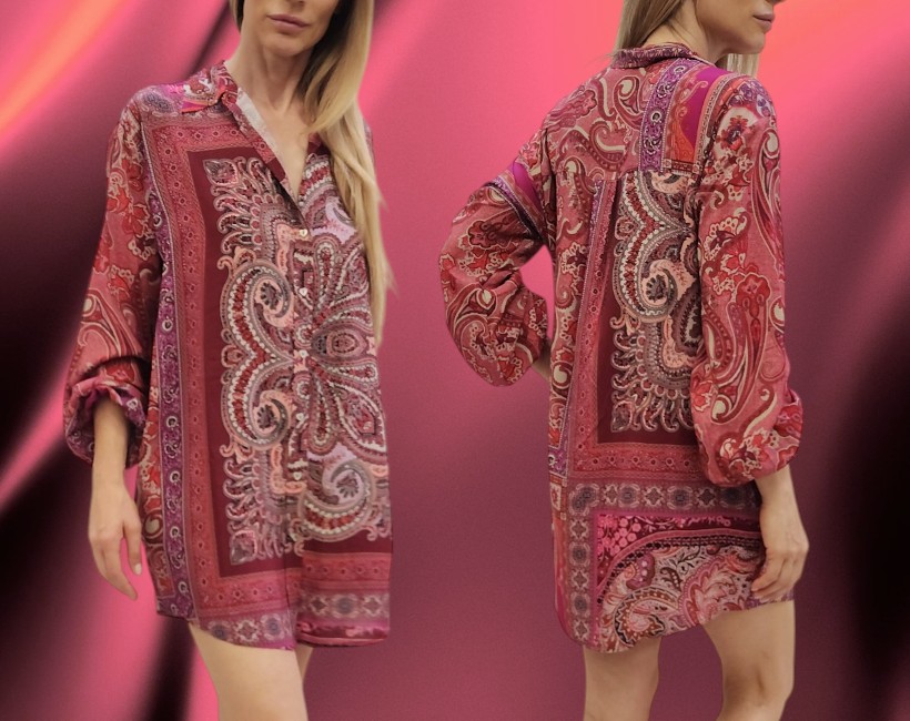 9288F KOS 449 foulard rubino