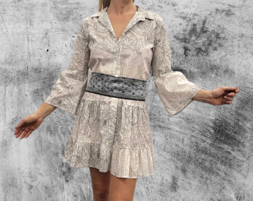 9289F DUDU 308 cachemire bianco nero