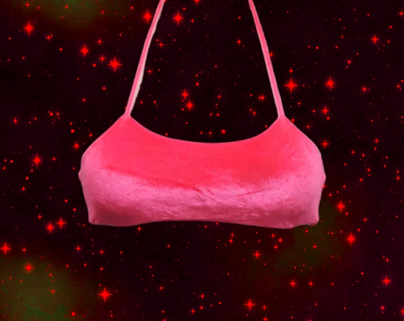 B2290FU rosso fluo velluto