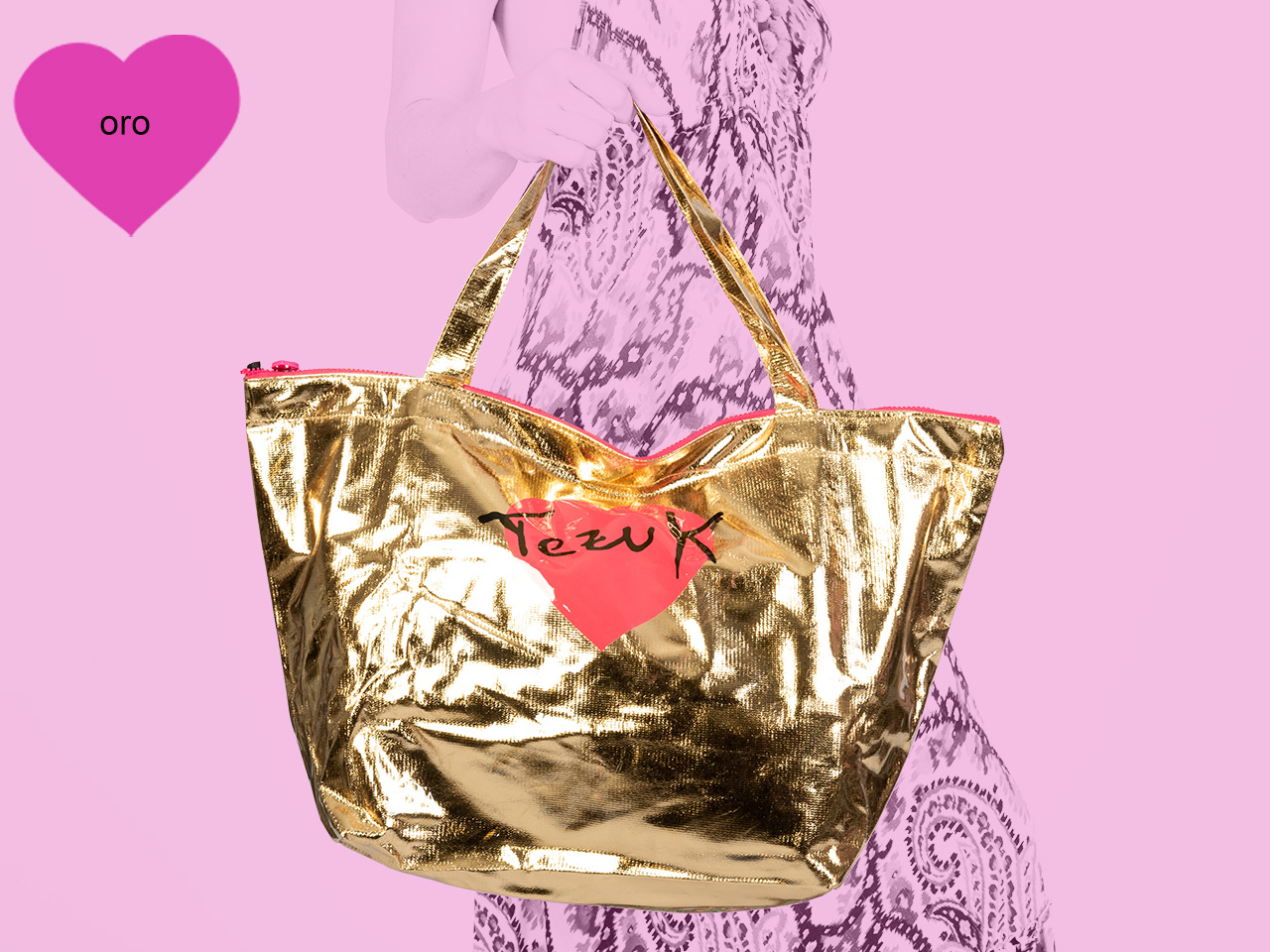 22A CHAPELLIER GRANDE oro metallizzato