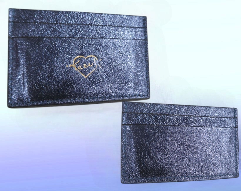 bustina portacarte blu 039