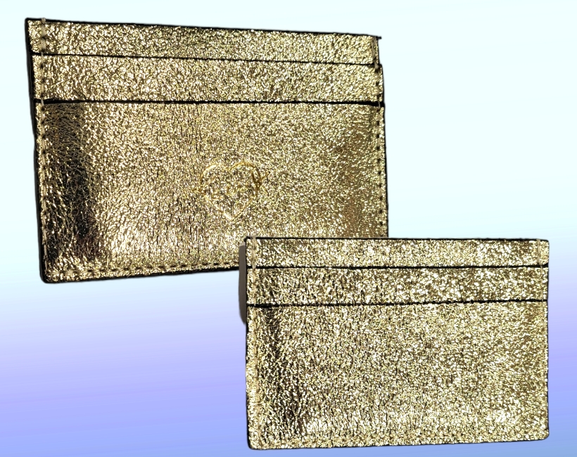 bustina portacarte oro 003