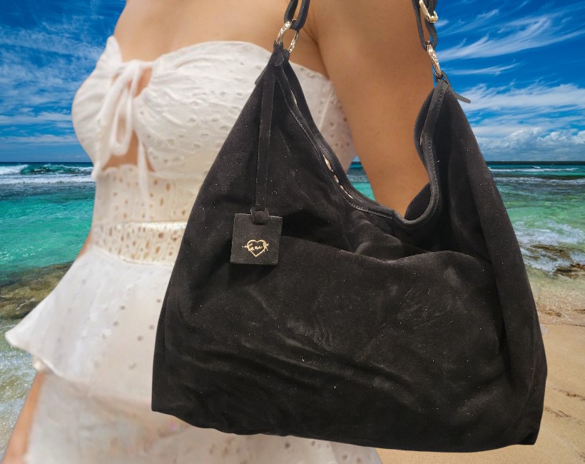 423 SHOPPING nero suede