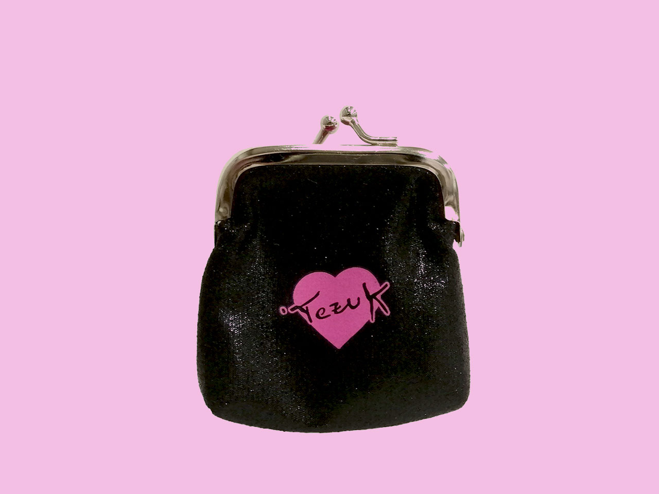 59 PORTAMONETE nero glitter