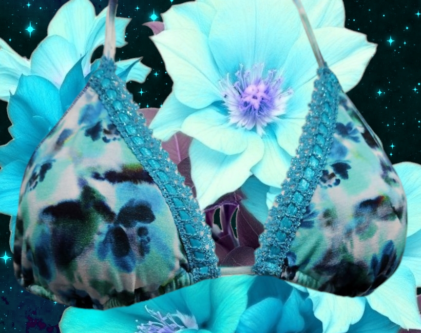 R902F fiore tie-dye bluette